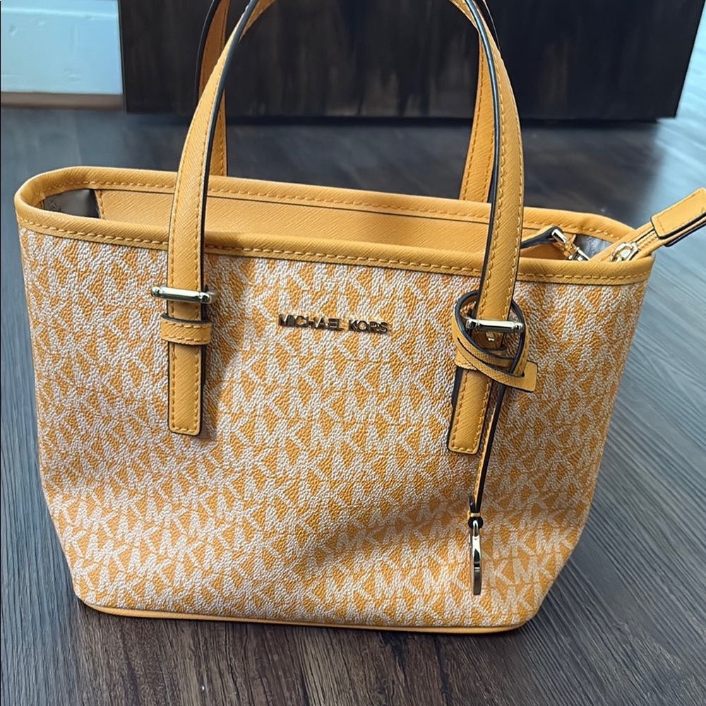 Michael Kors Orange Tote Bag